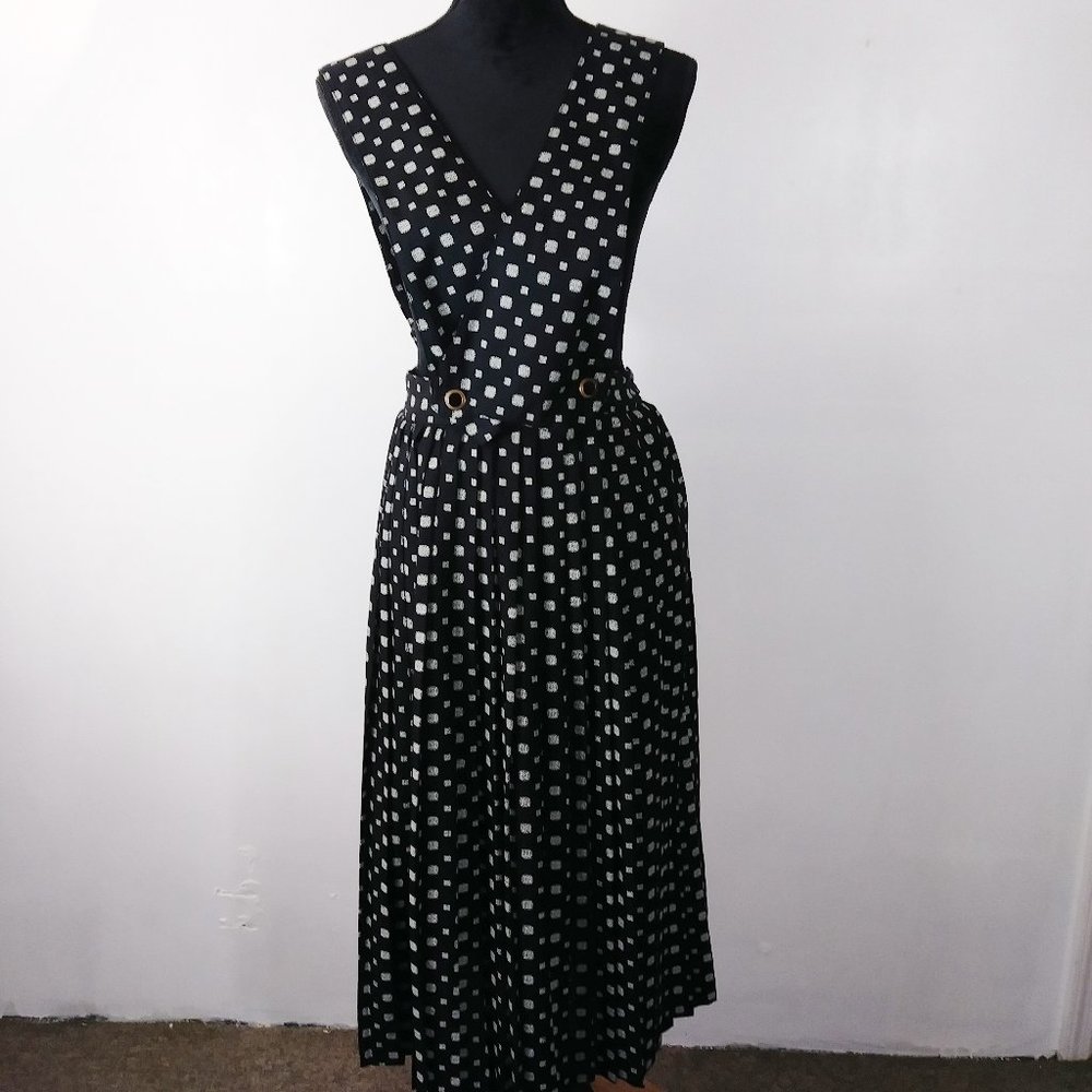Vintage pleated spender Skirt size 7/8